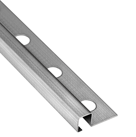 LISTELO ACERO TEXTIL 12X12 MM INOX PLATA فواصل ستيل اسباني فضي لميع مقمش