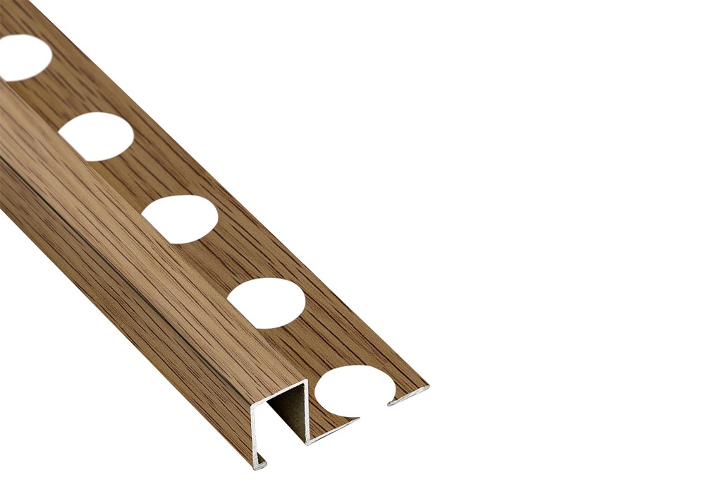 MADERA ROBLE - R 12X10 MM OAK WOOD فواصل المنيوم اسباني خشبي 