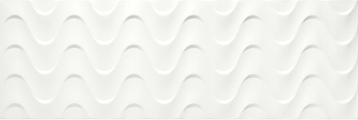 [1001804] P 8602 BLANCO MATE RELIEVE ONAS 32.7X90.4 جدران اسباني