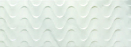 [1001802] DUOMO 8601 BLANCO RELIEVE ONAS 32.7X90.4 جدران اسباني قص ليزر