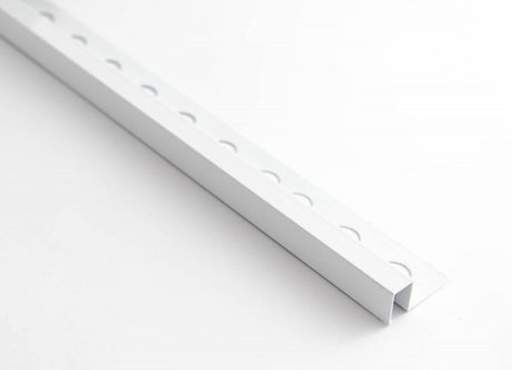 [9301031] LISTELO ALUMINIO - R 12X10 BLANCO فواصل اسباني ابيض لميع