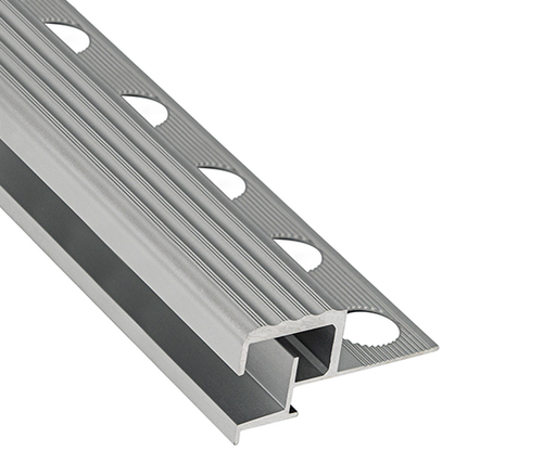 [9301003] PELDANO INTERIOR LED 21X25 MM PLATA فواصل ليد درج اسباني فضي