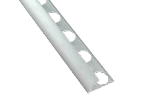[9301023] PERFIL CURVO 10.5 MM BLANCO فواصل المنيوم اسباني ابيض