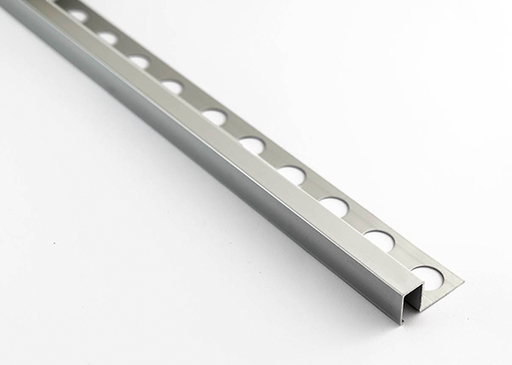 [9301010] LISTELO ALUMINIO - R 12X10 MM PLATA BRILLO فواصل المنيوم اسباني فضي لميع