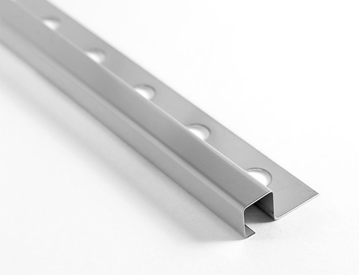 [9301019] LISTELO ACERO 12X12 MM INOX MATE فواصل ستيل اسباني فضي مطفي