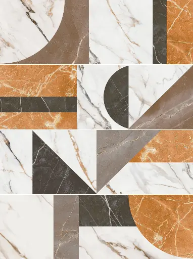 [1001930] FIRENZE 1219 CALACATTA GOLD DECOR 40X120 جدران اسباني قص ليزر