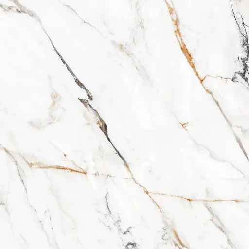 [1002591] FIRENZE 1840 CALACATTA GOLD 98X98 STD بورسلان اسباني مجلي قص ليزر