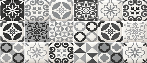 [1701009] DECOR CAIRNS BLACK (CUT) 30X60 جدران اسباني