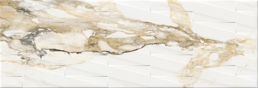 [2001163] VALERIA ORO RELIEVE 33X100 STD جدران اسباني قص ليزر